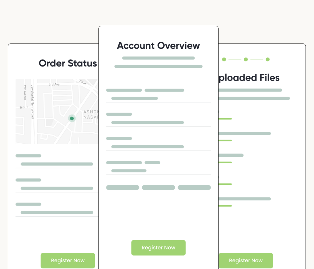 Self-service experience examples