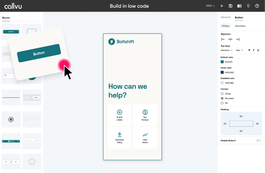 Build self-service in low code